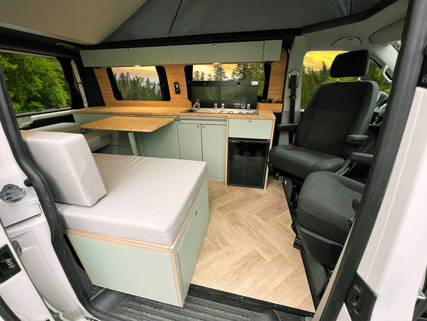 Complete ombouw Transporter – Vanly - Plug & Play Camper Kits